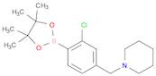 2-Chloro-4-(piperidinomethyl)phenylboronic acid, pinacol ester