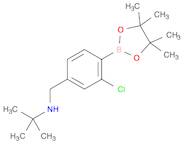 2-Chloro-4-(N-t-butylaminomethyl)phenylboronic acid, pinacol ester