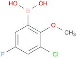 3-Chloro-5-fluoro-2-methoxyphenylboronic acid