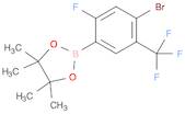 4-Bromo-2-fluoro-5-(trifluoromethyl)phenylboronic acid, pinacol ester