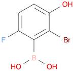 2-Bromo-6-fluoro-3-hydroxyphenylboronic acid