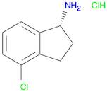 (R)-4-Chloro-2,3-dihydro-1H-inden-1-amine hydrochloride
