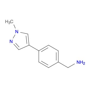 [4-(1-methyl-1H-pyrazol-4-yl)phenyl]methanamine