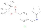 3-Chloro-4-(cyclopentylaminomethyl)phenylboronic acid, pinacol ester