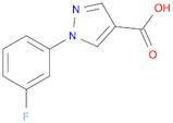 1-(3-Fluorophenyl)-1H-pyrazole-4-carboxylic acid