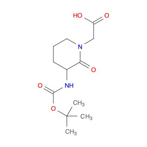 (3-[(TERT-BUTOXYCARBONYL)AMINO]-2-OXOPIPERIDIN-1-YL)ACETIC ACID