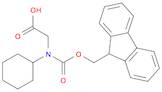 2-((((9H-Fluoren-9-yl)methoxy)carbonyl)(cyclohexyl)amino)acetic acid