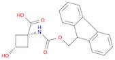 (1s,3s)-1-({[(9H-fluoren-9-yl)methoxy]carbonyl}amino)-3-hydroxycyclobutane-1-carboxylic acid