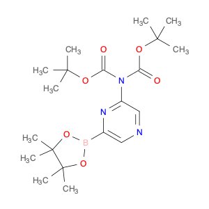 tert-butyl N-[(tert-butoxy)carbonyl]-N-[6-(tetramethyl-1,3,2-dioxaborolan-2-yl)pyrazin-2-yl]carbam…