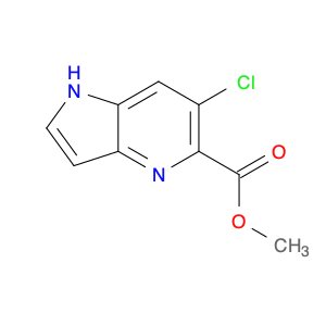 methyl 6-chloro-1H-pyrrolo[3,2-b]pyridine-5-carboxylate