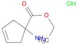 ethyl 1-aminocyclopent-3-ene-1-carboxylate hydrochloride