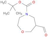 TERT-BUTYL 6-FORMYL-1,4-OXAZEPANE-4-CARBOXYLATE