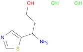 3-Amino-3-(thiazol-5-yl)propan-1-ol dihydrochloride