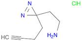 2-[3-(but-3-yn-1-yl)-3H-diazirin-3-yl]ethan-1-amine hydrochloride