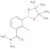 2-fluoro-N,N-dimethyl-3-(tetramethyl-1,3,2-dioxaborolan-2-yl)benzamide