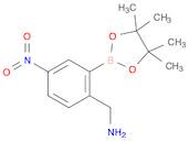 2-Aminomethyl-5-nitrophenylboronic acid, pinacol ester