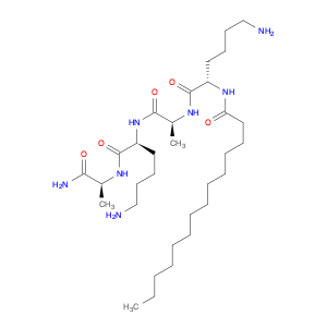 N2-(1-Oxotetradecyl)-L-lysyl-L-alanyl-L-lysyl-L-alaninamide