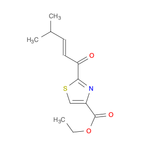 Ethyl 2-(4-methylpent-2-enoyl)thiazole-4-carboxylate