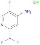 2-(Difluoromethyl)-5-fluoropyridin-4-amine hydrochloride