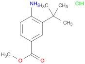 Methyl 4-amino-3-(tert-butyl)benzoate hydrochloride