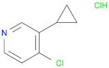 4-Chloro-3-cyclopropylpyridine hydrochloride