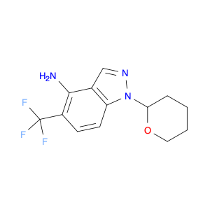 1-(Tetrahydro-2H-pyran-2-yl)-5-(trifluoromethyl)-1H-indazol-4-amine