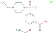 2-Ethoxy-5-((4-ethylpiperazin-1-yl)sulfonyl)benzoic acid hydrochloride