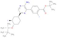 tert-Butyl 4-(3-amino-6-((1S,3S,4S)-4-((tert-butyldimethylsilyl)oxy)-3-fluorocyclohexyl)pyrazin-...