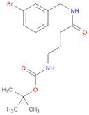 tert-Butyl (4-((3-bromobenzyl)amino)-4-oxobutyl)carbamate