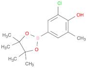 2-Chloro-6-methyl-4-(4,4,5,5-tetramethyl-1,3,2-dioxaborolan-2-yl)phenol