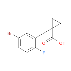 1-(5-Bromo-2-fluorophenyl)cyclopropane-1-carboxylic acid