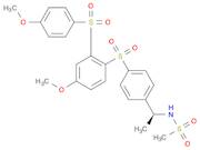 N-[(1S)-1-[4-[[4-Methoxy-2-[(4-methoxyphenyl)sulfonyl]phenyl]sulfonyl]phenyl]ethyl]methanesulfon...