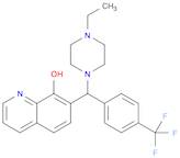 7-[(4-Ethyl-1-piperazinyl)[4-(trifluoromethyl)phenyl]methyl]-8-quinolinol