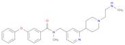 N-Methyl-N-((2-(1-(2-(methylamino)ethyl)piperidin-4-yl)pyridin-4-yl)methyl)-3-phenoxybenzamide