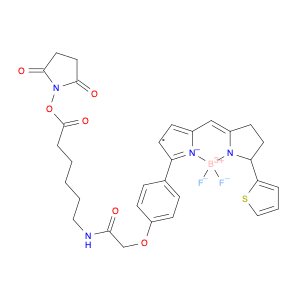 (T-4)-[N-[6-[(2,5-Dioxo-1-pyrrolidinyl)oxy]-6-oxohexyl]-2-[4-[5-[[5-(2-thienyl)-2H-pyrrol-2-yliden…