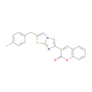 3-{2-[(4-fluorophenyl)methyl]imidazo[2,1-b][1,3]thiazol-6-yl}-2H-chromen-2-one
