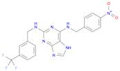N6-(4-Nitrobenzyl)-N2-(3-(trifluoromethyl)benzyl)-9H-purine-2,6-diamine