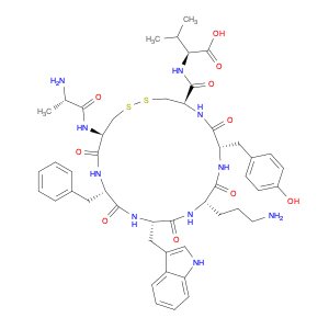 ((4R,7S,10S,13S,16S,19R)-13-((1H-indol-3-yl)methyl)-19-((S)-2-aminopropanamido)-10-(3-aminopropyl)…
