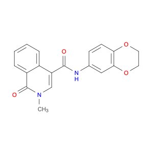 N-(2,3-dihydrobenzo[b][1,4]dioxin-6-yl)-2-methyl-1-oxo-1,2-dihydroisoquinoline-4-carboxamide