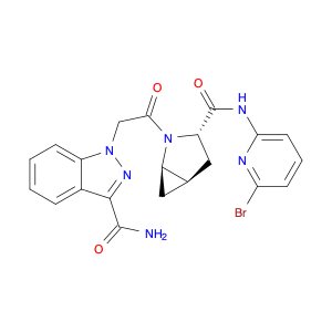 1-(2-((1R,3S,5R)-3-((6-Bromopyridin-2-yl)carbamoyl)-2-azabicyclo[3.1.0]hexan-2-yl)-2-oxoethyl)-1H-…