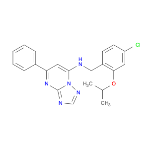 N-(4-Chloro-2-isopropoxybenzyl)-5-phenyl-[1,2,4]triazolo[1,5-a]pyrimidin-7-amine