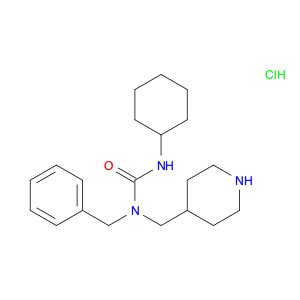 1-Benzyl-3-cyclohexyl-1-(piperidin-4-ylmethyl)urea hydrochloride