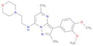 3-(3,4-Dimethoxyphenyl)-2,5-dimethyl-N-(2-morpholinoethyl)pyrazolo[1,5-a]pyrimidin-7-amine