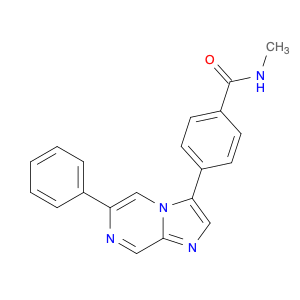 N-Methyl-4-(6-phenylimidazo[1,2-a]pyrazin-3-yl)benzamide