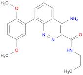 4-Amino-8-(2,5-dimethoxyphenyl)-N-propyl-3-cinnolinecarboxamide