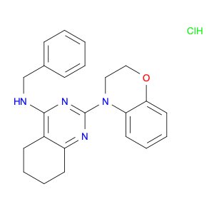 N-Benzyl-2-(2,3-dihydro-4H-benzo[b][1,4]oxazin-4-yl)-5,6,7,8-tetrahydroquinazolin-4-amine hydrochl…