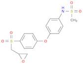 N-[4-[4-[(2-oxiranylmethyl)sulfonyl]phenoxy]phenyl]-methanesulfonamide