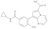 3-(6-acetylpyrrolo[1,2-a]pyrimidin-8-yl)-N-cyclopropyl-4-methyl-benzamide