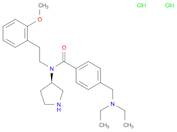 (R)-4-((Diethylamino)methyl)-N-(2-methoxyphenethyl)-N-(pyrrolidin-3-yl)benzamide dihydrochloride