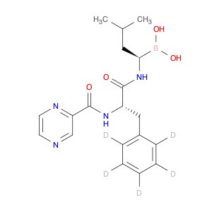 B-[(1R)-3-methyl-1-[[(2S)-1-oxo-3-(phenyl-2,3,4,5,6-d5)-2-[(2-pyrazinylcarbonyl)amino]propyl]amino…